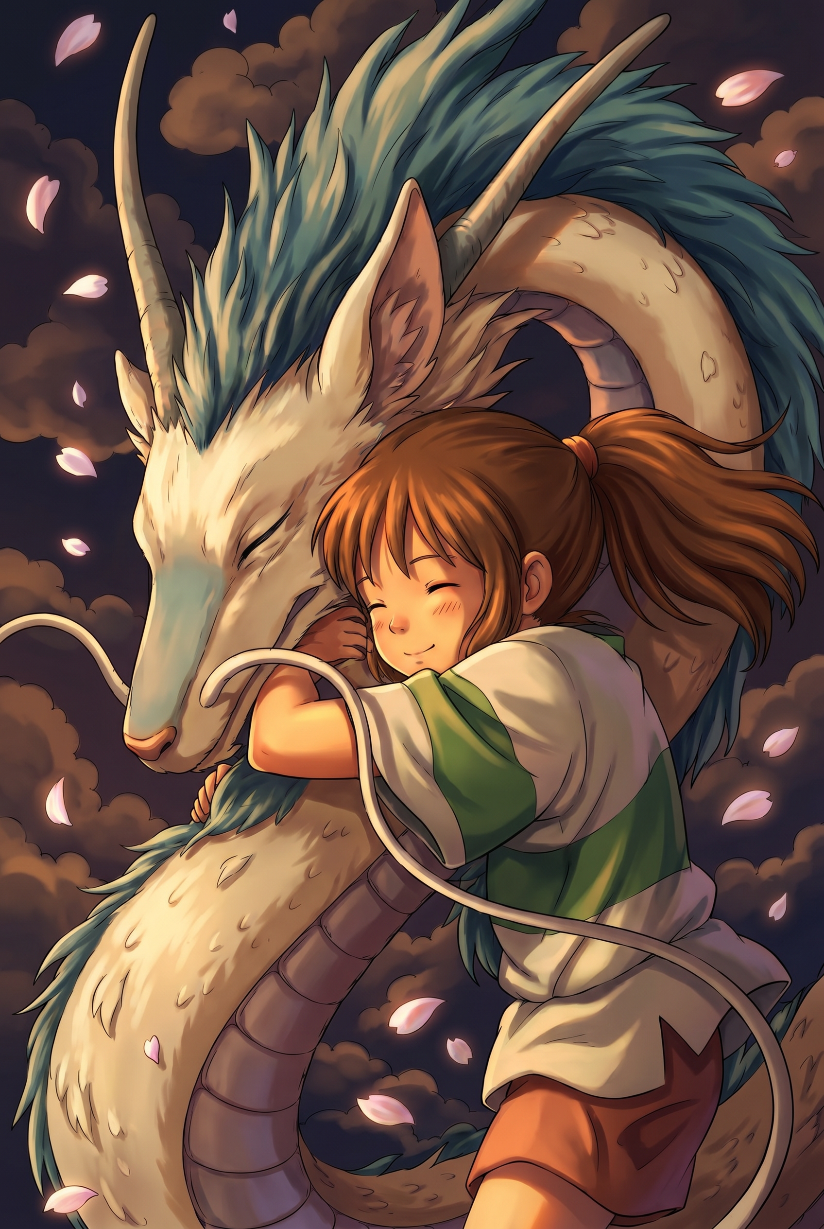 Розмальовки «Віднесені привидами» – герої аніме Studio Ghibli